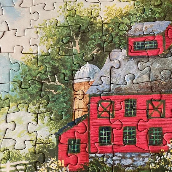 The Quilt Barn Puzzle 550 piece - Picture 4 of 7